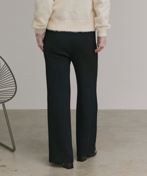 ad thie(アドティエ)の「裏シャギー センターシーム ニットパンツ(その他パンツ・レディース・ブラック/グレー/ベージュ・FREE)」の22枚目の写真
