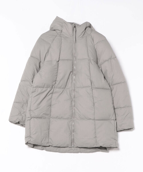 セール】オーバーサイズ スタンドカラー エコダウンジャケット（ダウン