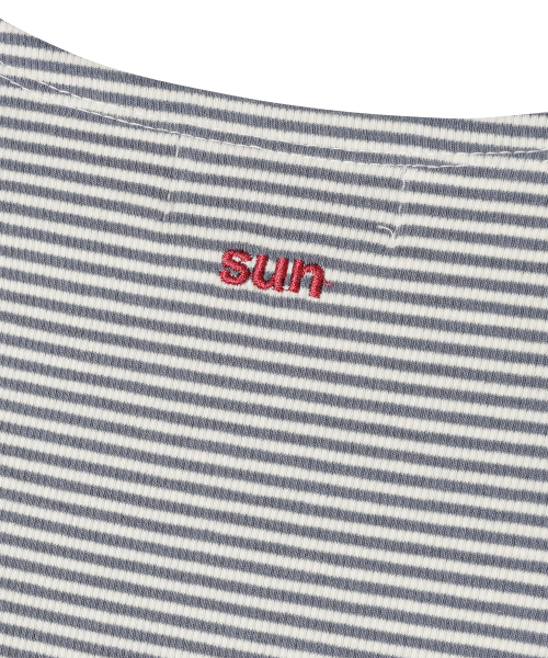 SUNDAY FRUIT MARKET(サンデーフルーツマーケット)の「W) STRIPE BOATNECK TEE NAVY(Tシャツ/カットソー・レディース・その他・SMALL/MEDIUM)」の5枚目の写真