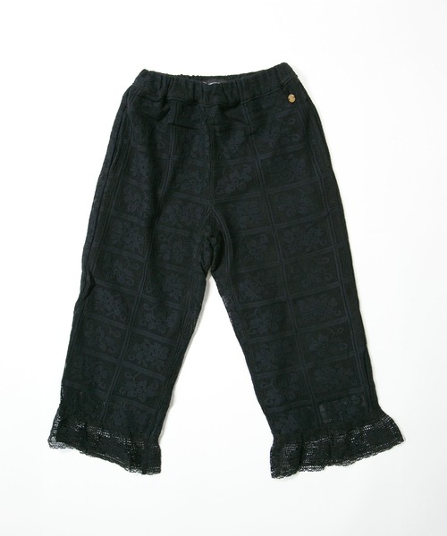 MAKE YOUR DAY(メイクユアデイ)の「レースパンツ■150.160cm(その他パンツ・キッズ・ブラック/アイボリー・160/150)」の2枚目の写真
