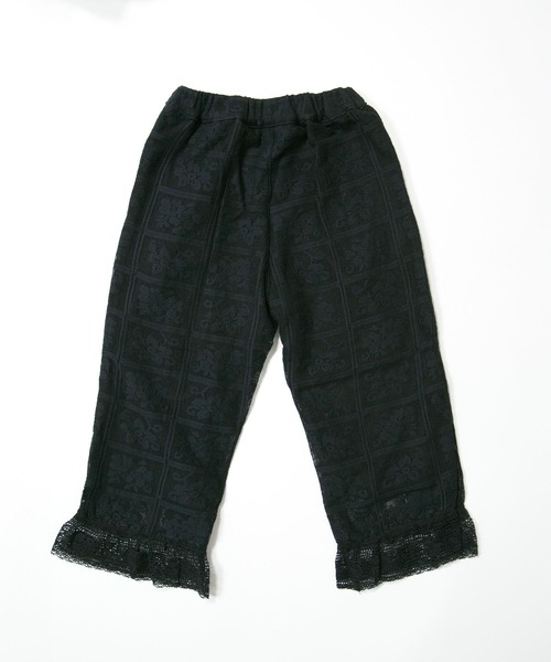 MAKE YOUR DAY(メイクユアデイ)の「レースパンツ■150.160cm(その他パンツ・キッズ・ブラック/アイボリー・160/150)」の3枚目の写真
