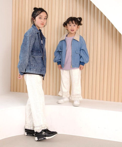 MAKE YOUR DAY(メイクユアデイ)の「レースパンツ■150.160cm(その他パンツ・キッズ・ブラック/アイボリー・160/150)」の12枚目の写真