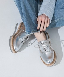 EVOL | 【美脚効果・22.0-25.0cm展開】厚底プラットフォームレースアップシューズ JA5922(ドレスシューズ)