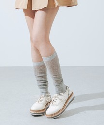 【美脚効果・22.0-25.0cm展開】厚底プラットフォームレースアップシューズ JA5922