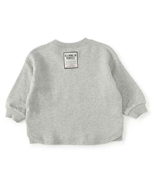 F.O.KIDS(エフオーキッズ)の「3色3柄ゆったりトレーナー(スウェット・キッズ・グレー/アイボリー/パープル・140/130/120/110/100/90/80)」の9枚目の写真