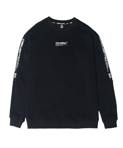 CORALIAN(コラリアン)の「ランオフロゴテープ裏起毛スウェットシャツブラック(スウェット・メンズ・その他・XS/S/M/XL/2XL/3XL/L)」の5枚目の写真