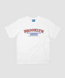 NOTHINGON（ナッシング オン）の「ブルックリン1986 半袖Tシャツ ホワイト（Tシャツ/カットソー）」