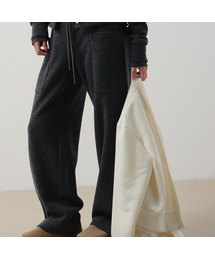 TOGE（トジ）の「Wool banding pants (ivory)（スウェットパンツ）」