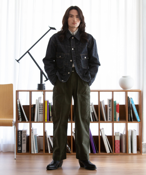 OLDBE（オールドビー）の「VTG ユーティリティパンツ ブラックフォレスト（その他パンツ・メンズ・その他・1/2/3）」の3枚目の写真