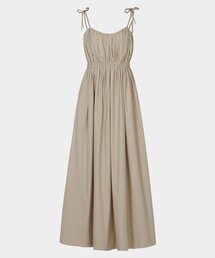 KISYNING（キシニング）の「Shirring Back-Point Long Dress (Beige)（ワンピース）」