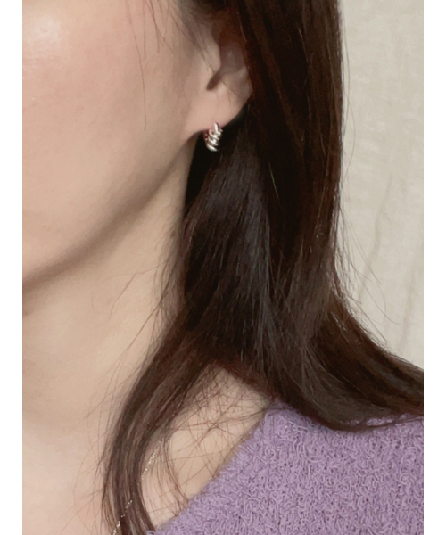 ELYONA（エリオーナー）の「ELA 02 Earrings One-touch twist earrings（ピアス（両耳用）・レディース・その他・FREE）」の3枚目の写真