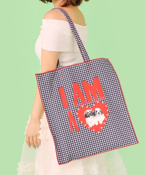 Casselini（キャセリーニ）の「Casselini(キャセリーニ)Team DOUBUTSUトート（トートバッグ・レディース・ベージュ/ブラック/ピンク・FREE）」の12枚目の写真