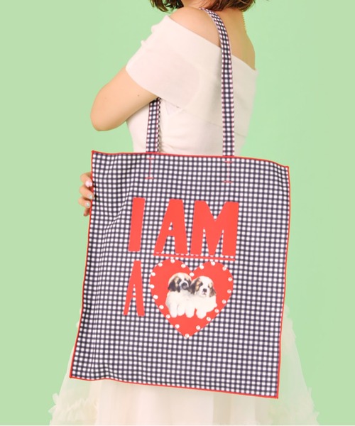 Casselini（キャセリーニ）の「Casselini(キャセリーニ)Team DOUBUTSUトート（トートバッグ・レディース・ベージュ/ブラック/ピンク・FREE）」の13枚目の写真