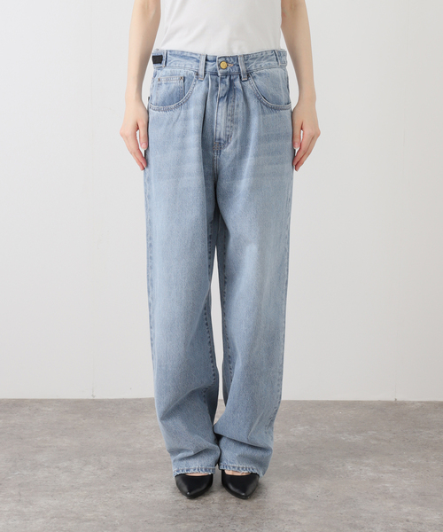 AP STUDIO（エーピーストゥディオ）の「【ADNYM ATELIER/アドニム アトリエ】HACK JEANS（デニムパンツ・レディース・ライトブルー・38/36）」の7枚目の写真