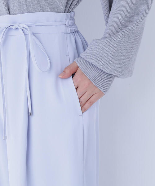 NATURAL BEAUTY BASIC（ナチュラルビューティーベーシック）の「◇ナローリボンイージーワイドパンツ（その他パンツ・レディース・ブラック/ブルー/ベージュ・P/S/MEDIUM/SMALL）」の9枚目の写真