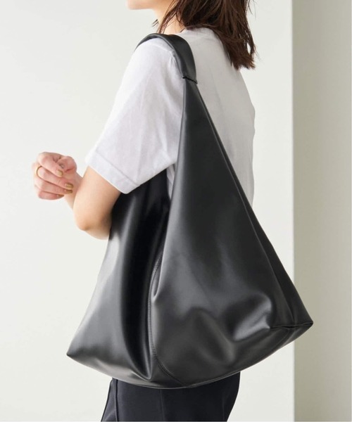 SLOBE IENA(スローブイエナ)の「《追加9》SLOBE トライアングルBAG(トートバッグ・レディース・チョコ/ブラック・FREE)」の5枚目の写真