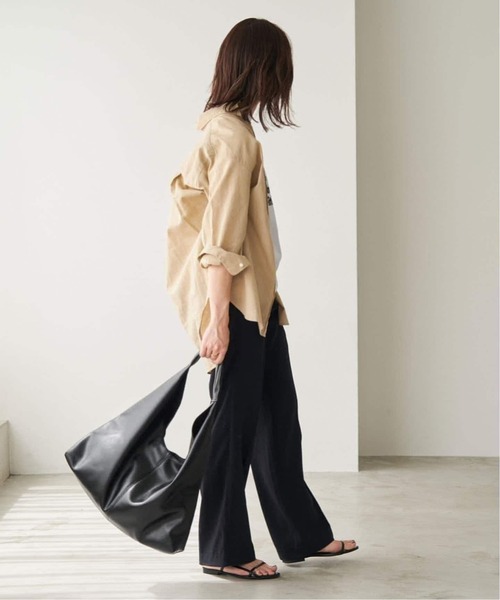 SLOBE IENA(スローブイエナ)の「《追加9》SLOBE トライアングルBAG(トートバッグ・レディース・チョコ/ブラック・FREE)」の8枚目の写真