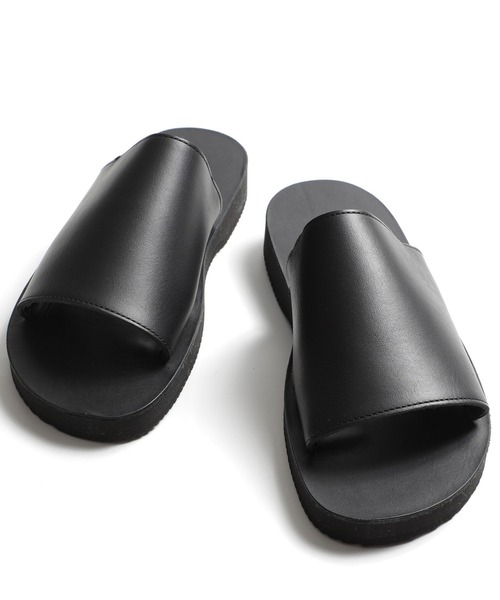 PADRONE（パドローネ）の「【PADRONE】MULES SANDALS PU5359-3204-18B（サンダル・メンズ・ダークブラウン/ブラック・40/42）」の4枚目の写真