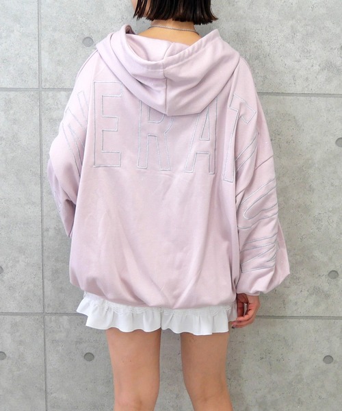 セール】ラメロゴジップパーカー（パーカー）｜FUN（ファン）の