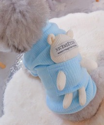 Dalfwin（ダールフィン）の「ペットウェア ラベルBEARマスコット付きトップス（ペットウェア）」