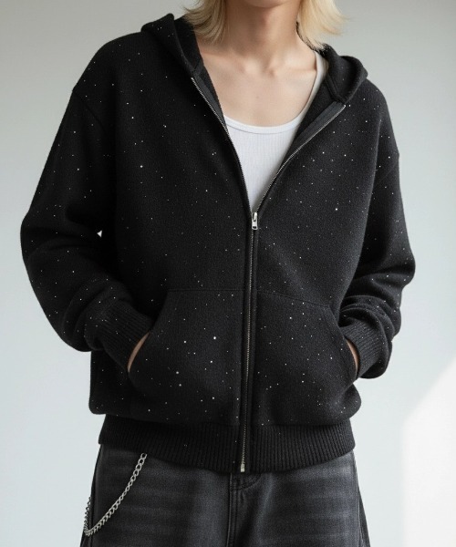 A'GEM/9 × .kom 『BENUSTA /ベヌスタ』スプリンクルニットライクジップ