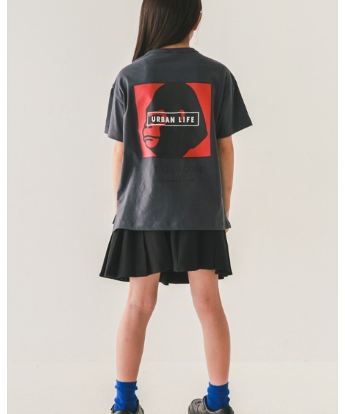 jeans-b(ジーンズベー)の「ジーンズベー GENIUSTシャツ(Tシャツ/カットソー・キッズ・オフホワイト/チャコールグレー/ブラック・140cm/130cm/160cm/150cm)」の6枚目の写真