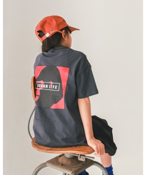 jeans-b(ジーンズベー)の「ジーンズベー GENIUSTシャツ(Tシャツ/カットソー・キッズ・オフホワイト/チャコールグレー/ブラック・140cm/130cm/160cm/150cm)」の7枚目の写真