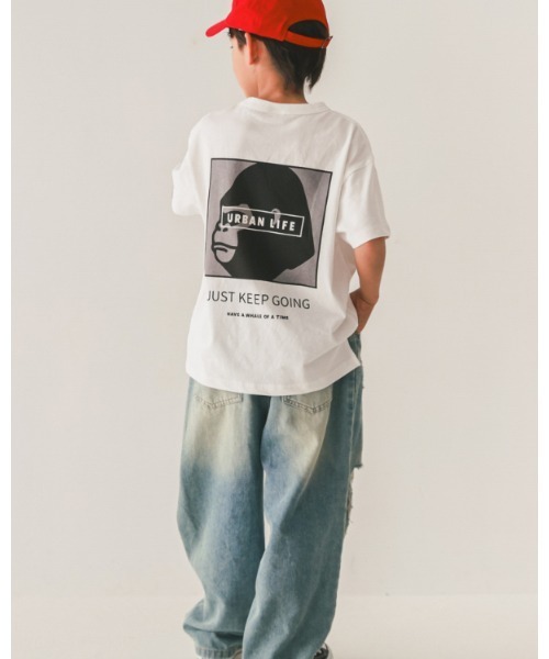 jeans-b(ジーンズベー)の「ジーンズベー GENIUSTシャツ(Tシャツ/カットソー・キッズ・オフホワイト/チャコールグレー/ブラック・140cm/130cm/160cm/150cm)」の18枚目の写真