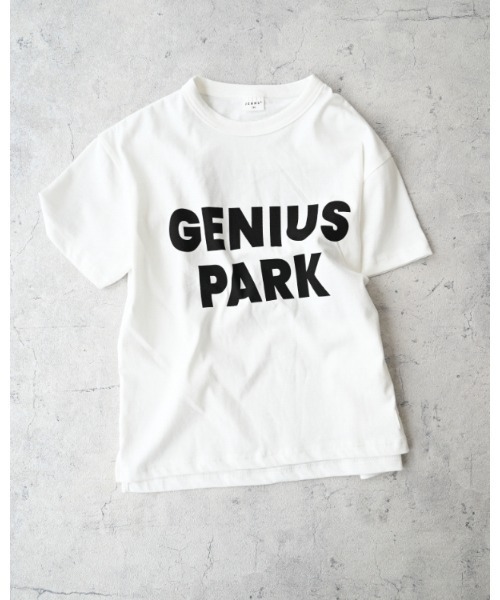 jeans-b(ジーンズベー)の「ジーンズベー GENIUSTシャツ(Tシャツ/カットソー・キッズ・オフホワイト/チャコールグレー/ブラック・140cm/130cm/160cm/150cm)」の8枚目の写真
