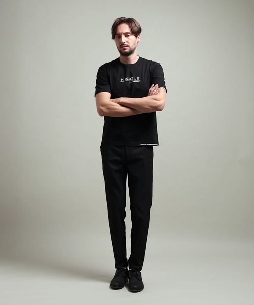 HIDEAWAYS BLACK】激シルケットVネック半袖Tシャツ（Tシャツ