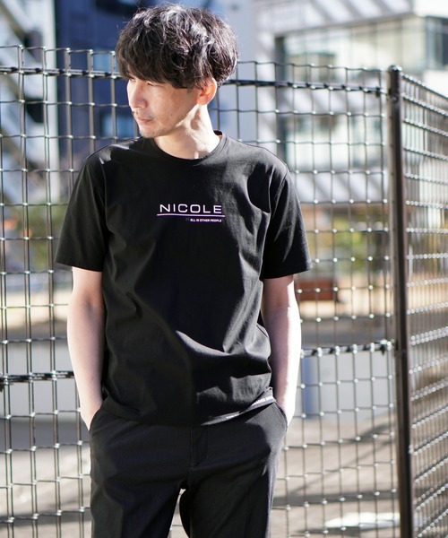 HIDEAWAYS NICOLE(ハイダウェイニコル)の「【HIDEAWAYS BLACK】激シルケットVネック半袖Tシャツ(Tシャツ/カットソー・メンズ・ブラック/オフホワイト/ネイビー・XX-LARGE/X-LARGE/LARGE/MEDIUM)」の18枚目の写真