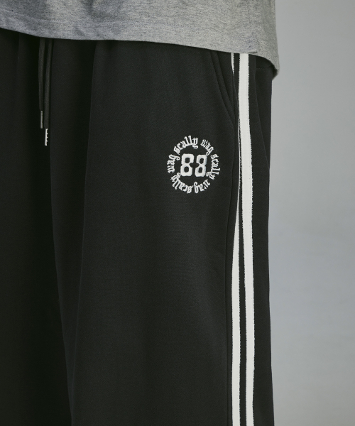SCALLYWAG（スカリーワグ）の「88ライン裏起毛トレーニングパンツ[チャコール]（スウェットパンツ・レディース・その他・M/L）」の4枚目の写真
