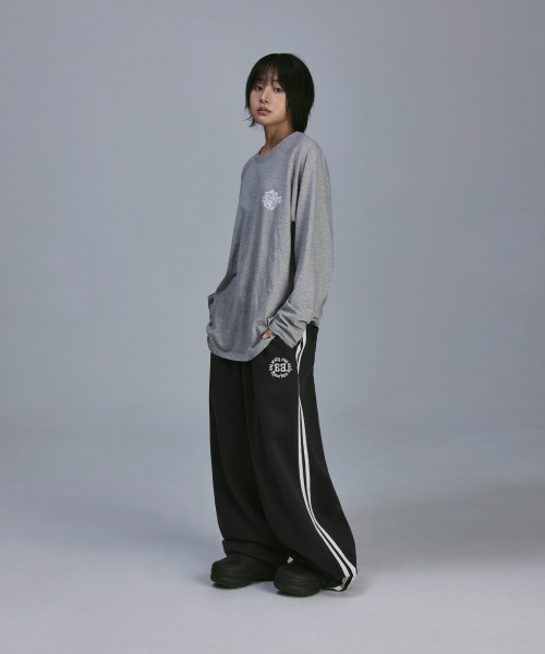 SCALLYWAG（スカリーワグ）の「88ライン裏起毛トレーニングパンツ[チャコール]（スウェットパンツ・レディース・その他・M/L）」の5枚目の写真