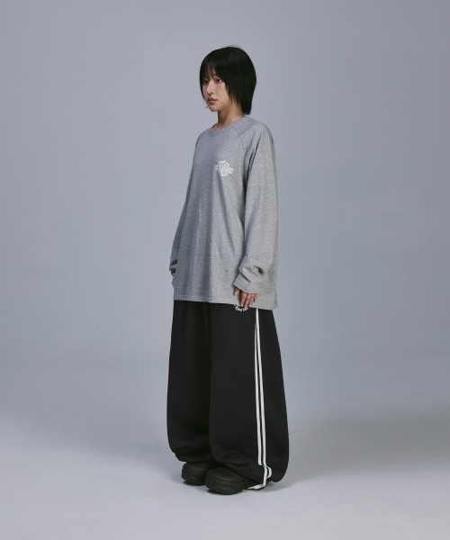 SCALLYWAG（スカリーワグ）の「88ライン裏起毛トレーニングパンツ[チャコール]（スウェットパンツ・レディース・その他・M/L）」の9枚目の写真