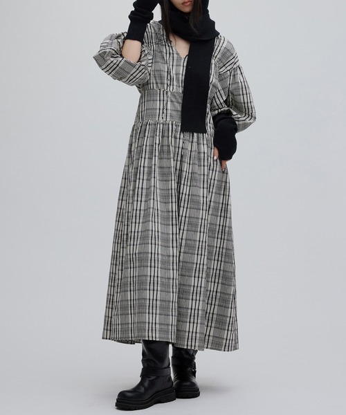 AMERIワンピース Ameri（アメリ）の「TWINKLE WIDENING DRESS（ワンピース）」 - WEAR