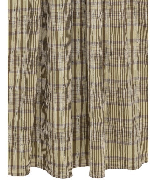 Ameri(アメリ)の「BALLOON SLEEVE CHECK DRESS(ワンピース・レディース・アイボリー/イエロー・SMALL/MEDIUM)」の22枚目の写真