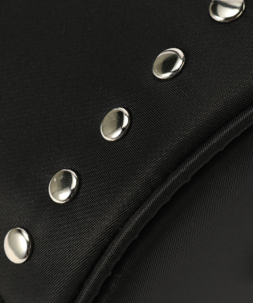Mackintosh（マッキントッシュ）の「MAC（マッキントッシュ）ROUND BAG STUDS（クラッチバッグ・メンズ・ブラック・FREE）」の9枚目の写真