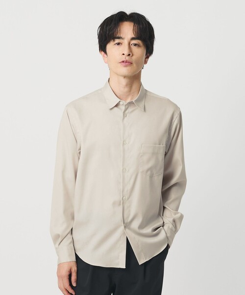 BEAUTY&YOUTH UNITED ARROWS（ビューティーアンドユースユナイテッドアローズ）の「クリア オックスフォード レギュラー シャツ SLIM型 抗菌防臭機能付き（シャツ/ブラウス・メンズ・コバルトブルー/ホワイト/ダークグレー/ナチュラル・S/M/L/XL）」の3枚目の写真