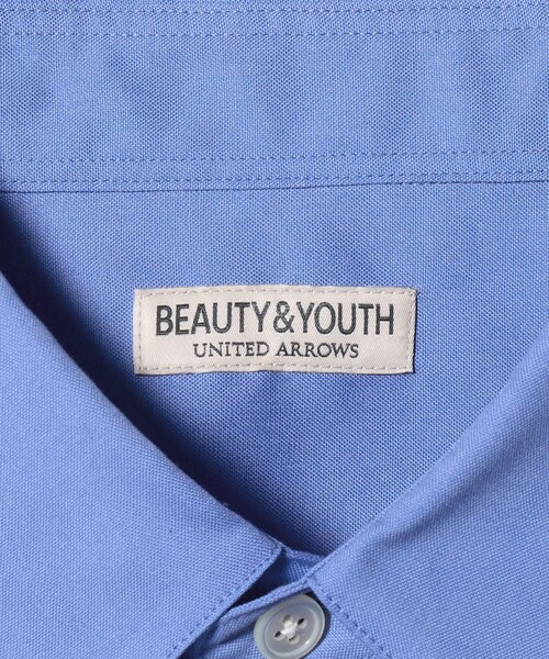 BEAUTY&YOUTH UNITED ARROWS（ビューティーアンドユースユナイテッドアローズ）の「クリア オックスフォード レギュラー シャツ SLIM型 抗菌防臭機能付き（シャツ/ブラウス・メンズ・コバルトブルー/ホワイト/ダークグレー/ナチュラル・S/M/L/XL）」の6枚目の写真