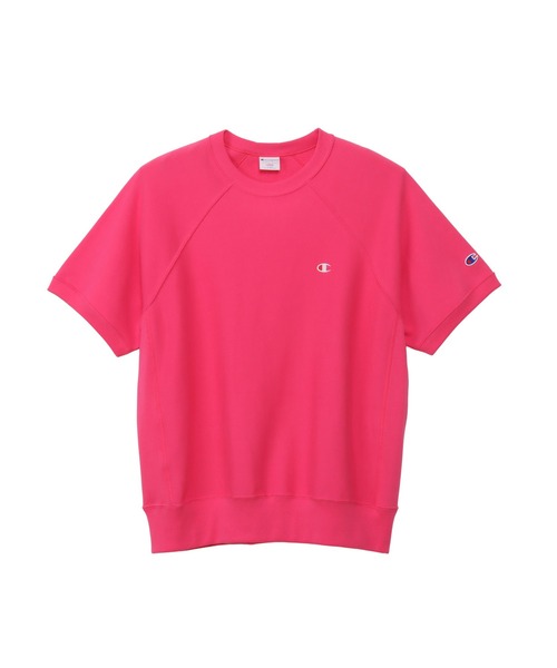 Champion(チャンピオン)の「【Champion/チャンピオン】メンズ メンズカジュアル リバースウィーブ(R) ショートスリーブスウェットシャツ(Tシャツ/カットソー・メンズ・ライトイエロー/ライトピンク/ライトオレンジ系・X-LARGE/LARGE/MEDIUM)」の2枚目の写真