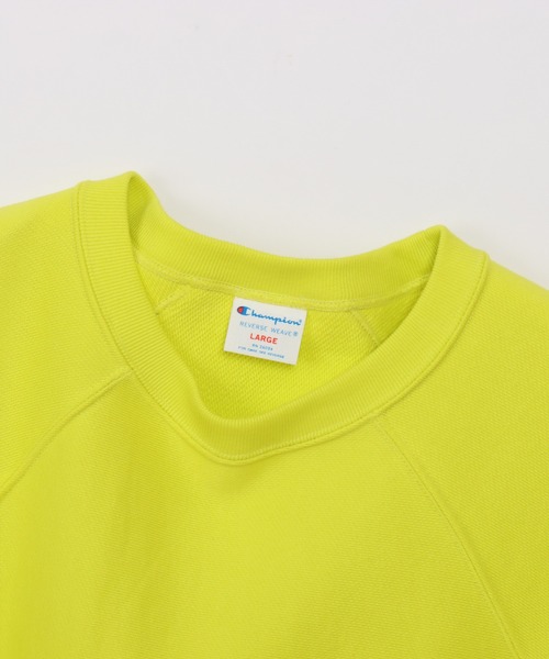 Champion(チャンピオン)の「【Champion/チャンピオン】メンズ メンズカジュアル リバースウィーブ(R) ショートスリーブスウェットシャツ(Tシャツ/カットソー・メンズ・ライトイエロー/ライトピンク/ライトオレンジ系・X-LARGE/LARGE/MEDIUM)」の18枚目の写真