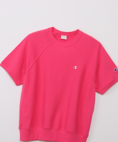 Champion(チャンピオン)の「【Champion/チャンピオン】メンズ メンズカジュアル リバースウィーブ(R) ショートスリーブスウェットシャツ(Tシャツ/カットソー・メンズ・ライトイエロー/ライトピンク/ライトオレンジ系・X-LARGE/LARGE/MEDIUM)」の20枚目の写真