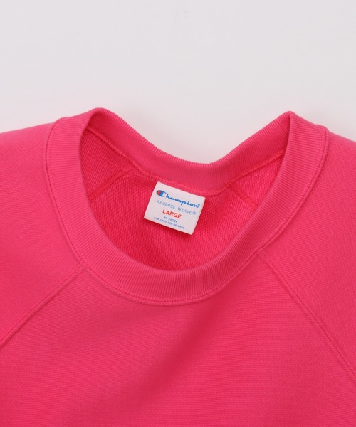 Champion(チャンピオン)の「【Champion/チャンピオン】メンズ メンズカジュアル リバースウィーブ(R) ショートスリーブスウェットシャツ(Tシャツ/カットソー・メンズ・ライトイエロー/ライトピンク/ライトオレンジ系・X-LARGE/LARGE/MEDIUM)」の21枚目の写真