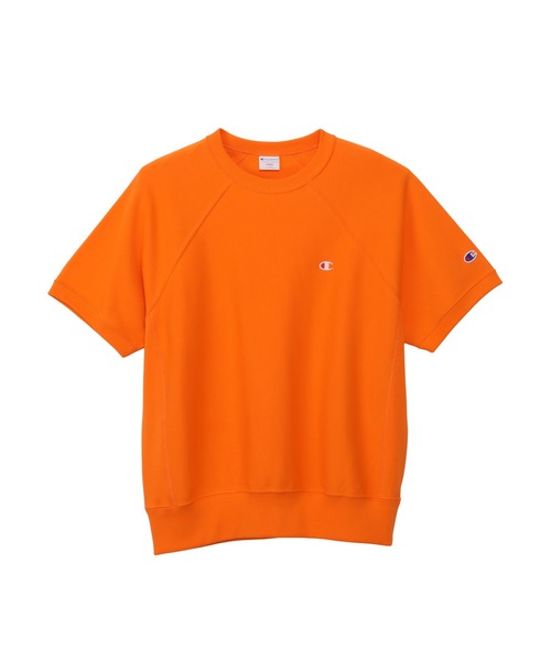 Champion(チャンピオン)の「【Champion/チャンピオン】メンズ メンズカジュアル リバースウィーブ(R) ショートスリーブスウェットシャツ(Tシャツ/カットソー・メンズ・ライトイエロー/ライトピンク/ライトオレンジ系・X-LARGE/LARGE/MEDIUM)」の12枚目の写真