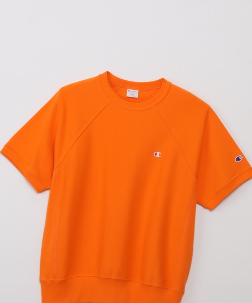 Champion(チャンピオン)の「【Champion/チャンピオン】メンズ メンズカジュアル リバースウィーブ(R) ショートスリーブスウェットシャツ(Tシャツ/カットソー・メンズ・ライトイエロー/ライトピンク/ライトオレンジ系・X-LARGE/LARGE/MEDIUM)」の14枚目の写真