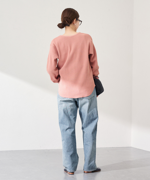 FRAMeWORK（フレームワーク）の「JOHNBULL/ジョンブル Hwデニムワイドストレートパンツ（デニムパンツ・レディース・ブルー系その他・LARGE/MEDIUM/SMALL）」の4枚目の写真