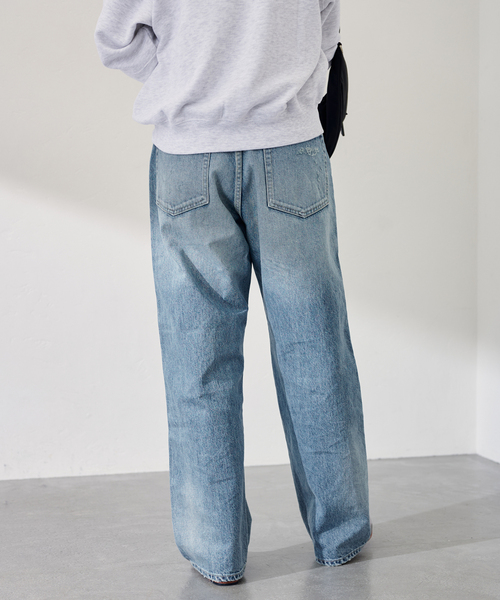 FRAMeWORK（フレームワーク）の「JOHNBULL/ジョンブル Hwデニムワイドストレートパンツ（デニムパンツ・レディース・ブルー系その他・LARGE/MEDIUM/SMALL）」の18枚目の写真