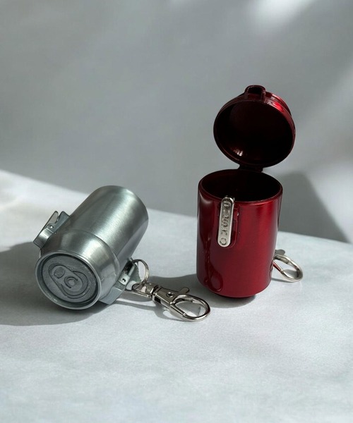 Port（ポート）の「空き缶風 デザイン ポータブル アシュトレイ（アッシュトレイ/ライター・メンズ・ブルー/シルバー/レッド/ブラック・FREE）」の4枚目の写真