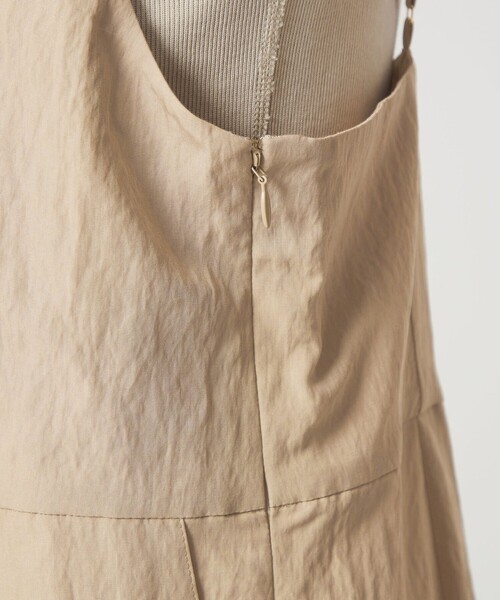 green label relaxing（グリーンレーベルリラクシング）の「［size SHORT/TALLあり］フィブリル Vネック オールインワン（つなぎ/オールインワン・レディース・ブラック/ベージュ・TALL/SHORT/FREE）」の18枚目の写真