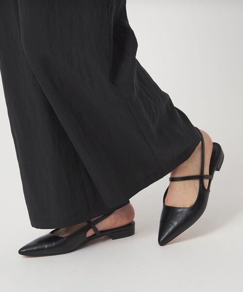 green label relaxing（グリーンレーベルリラクシング）の「［size SHORT/TALLあり］フィブリル Vネック オールインワン（つなぎ/オールインワン・レディース・ブラック/ベージュ・TALL/SHORT/FREE）」の21枚目の写真